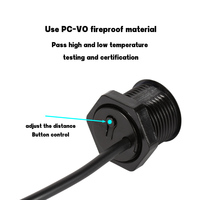 Sensor de Distancia Láser de Grado Industrial, Sensor de Proximidad Óptico Fotoeléctrico IR, Medición de Distancia de Alta Sensibilidad y Largo Alcance