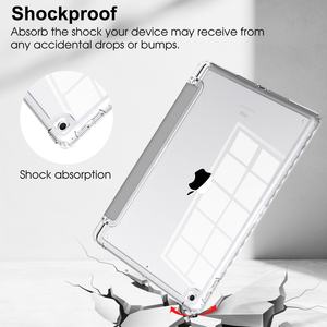 Funda de Cuero PU Transparente de Alta Calidad con Tapa Trasera Rígida de Acrílico para iPad 10.2 de 7.ª/8.ª/9.ª Generación - Product Image 5