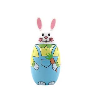 Conejito de Pascua Clasificación y apilamiento Juguetes Matroshka de madera Muñecas anidadas Festival Presente - Product Image 4