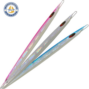 เหยื่อตกปลาจิ๊กกิ้งสีเงินน้ำเงิน 150 กรัม สำหรับตกปลาทูน่า ตกปลาทะเล ตกปลาจากก้นทะเล ผลิตที่เหวยไห่ - Product Image 4