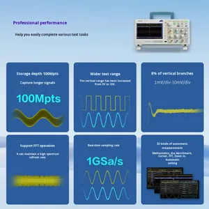 TEKTRONIX TBS1102C 100MHz ออสซิลโลสโคปแบบดิจิตอลสองช่องสัญญาณความแม่นยำสูงมัลติฟังก์ชั่น MSa/s อัตราการสุ่มตัวอย่าง 8 บิต 1 - Product Image 5