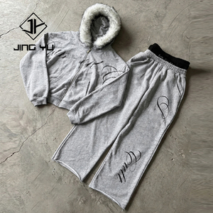 <span class=keywords><strong>Felpa</strong></span> con <span class=keywords><strong>Cappuccio</strong></span> Staccabile in Finta <span class=keywords><strong>Pelliccia</strong></span> per Uomo, Stile Streetwear, Lavaggio Acido, Stampa DTG, Zip Frontale, Personalizzabile, 100% Cotone Pesante - Product Image 3