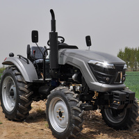 30hp traktor empat roda mini, peralatan dan alat pertanian multifungsi digunakan