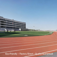 Piste de course synthétique pour complexe sportif, matériau tartan, approuvée par la FIAF, 15 mm, haute performance, pour l'Asie du Sud-Est et les climats tropicaux