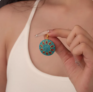 Pendentif en perles de millet naturelles <span class=keywords><strong>Me</strong></span> Song, incrusté d'or 18 carats, bijoux authentiques, sensation haut de gamme - Product Image 3