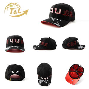 4UGEAR Gorras de béisbol Sombreros personalizados 4U 5 Panel Gorras de gamuza Gorra de béisbol bordada 5 Panel Gorras Sombreros deportivos - Product Image 2