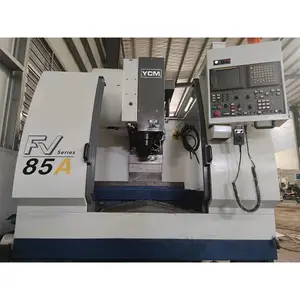 Tayvan çin kullanılan otomatik dikey FV-85A VMC CNC 850 Fanuc sistemi 24 araçları ile