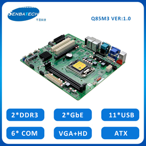 Q85m3 <span class=keywords><strong>LGA1150</strong></span> ổ cắm 4th Gen <span class=keywords><strong>Intel</strong></span> PENTIUM/Core i3/i5/i7 Bo mạch chủ Micro ATX CPU Fan ATX Wifi - Product Image 2