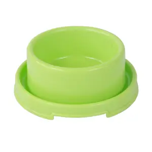 Vente en gros PP couleur bonbon bol unique bol de nourriture pour chien fournitures pour animaux de compagnie mangeoire pour chat bol pour animaux de compagnie