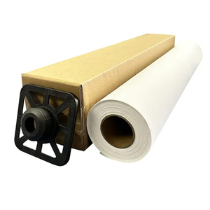Rollo de Lona de Tela 100% Poliéster Impermeable para Impresión Digital, Material de Inyección de Tinta Blanco Mate para Envolver Cuadros en Galerías - Product Image 5