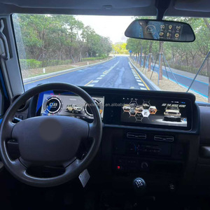 Nouveauté 12,3 pouces Écran double Compteur de vitesse automatique Cockpit Multimédia Autoradio Android Carplay pour Toyota Land Cruiser LC70 LC76 - Product Image 2