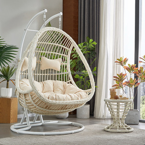 Indoor Swing Hanging <b>Basket</b> Chair Bird's Nest Rattan Chair Balcony Hammock for Bedroom Lazy Household Balcony Hanging <b>Egg</b> Chair - Product Image 2