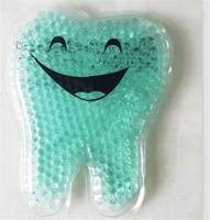 Formes de dents, taille personnalisée, perles de gel réutilisables chaudes et froides, packs chauds et froids, pack de gel glacé