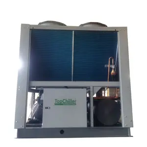 Topchiller Big Cooling Capacity Industrial Air Cooled Water Chilling Equipment 150Ton 500KW Air Cooled Screw Chiller