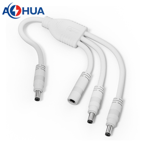 สายไฟกระแสตรง12V ปรับแต่งได้พร้อมตัวนำทองแดงฉนวนพีวีซี2-core 5.5*2.1 5.5*2.5มม. IP44 18 20 22 24AWG - Product Image 2