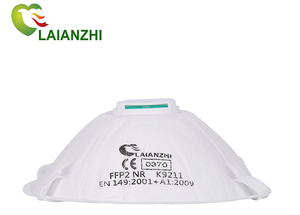 Máscara protectora desechable en forma de taza con válvula, CE <span class=keywords><strong>FFP2</strong></span> EN149 LAIANZHI K9211, respiración suave de 4 capas, alta calidad, precio barato - Product Image 2