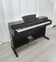 Piano Digital Y-828 88 Tuts Hammer Action dengan Chip France Dream 5704, Penutup Geser Bluetooth Ganda, dan 3 Pedal