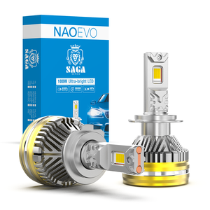 NAOEVO SAGA 200W 24000lm Super brillante H1 9005 H4 Led faro bombilla HB3 HB4 H8 9006 9012 H11 lámpara Universal coche Led luz H7 - Product Image 1
