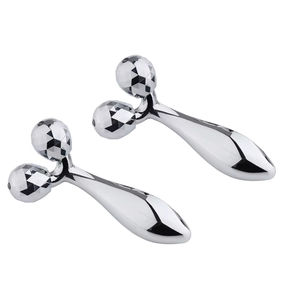 Masajeador Facial 3D Rotación de 360 grados Rodillo silencioso para los ojos Antiarrugas Barbilla Mejilla Slim Lift V Función de blanqueamiento facial - Product Image 2