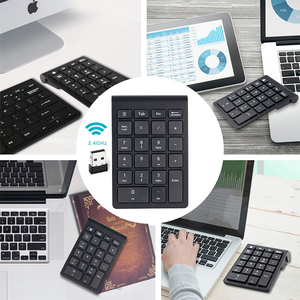 Wholesale Financial Accounting 2.4g Wireless Numeric Keypad Rechargeable 22-Key Silent Numpad Teclado Tastatur Clavier Tastiera - Product Image 6
