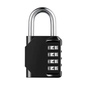 학교 로커 자물쇠 (검정) 를 위한 디지털 방식으로 조합 자물쇠 안전 자물쇠 방수와 조합 자물쇠