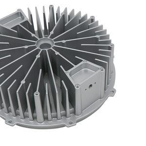 Dissipateur thermique en aluminium moulé sous pression de précision A380 ADC12, sablé, pour applications de refroidissement automobile - Product Image 2