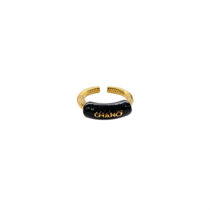 Fashion <b>Ring</b> 316L Stainless Steel PVD Gold Plating Sustainable Resistant Adjustable Band For Women Men Jewelry - Product Image 2