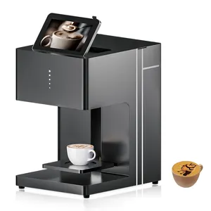 Factory Supplier Flatbed Coffee Art Printer Automatic Full Color Food Printing Machine For Coffee