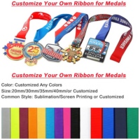 Individuell Gestaltete Metallmedaille aus Zinklegierung 3D 5K Marathon Fußball Taekwondo Schwimmen Rennen Finisher-Auszeichnung Sportmedaillen