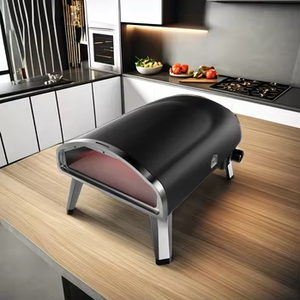 Forno <span class=keywords><strong>per</strong></span> Pizza da esterno da 12 pollici Mobile in ferro metallo Gas e carbone combustibile LP legna a Gas cotto pieghevole in polvere <span class=keywords><strong>per</strong></span> la torrefazione della bistecca - Product Image 2