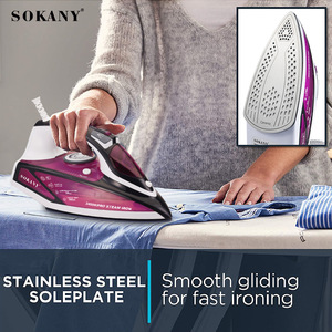 <span class=keywords><strong>Plancha</strong></span> de Vapor Sokany 8888 Promocional para Uso Doméstico, de Alta Calidad, 2400w de Alta Potencia - Product Image 3