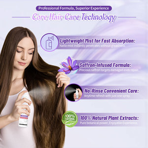 <span class=keywords><strong>10</strong></span>'u 1 Arada Termal Koruyucu Şifalı Safran Özlü Saç Spreyi Isıya Karşı Koruyucu Parlaklık Veren Besleyici Saç Bakım Spreyi - Product Image 3