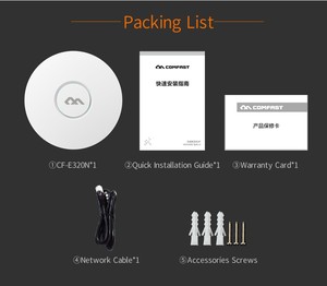 OEM ODM CF-E320N V2 2.4GHz 300Mbps OpenWRT <span class=keywords><strong>Plafond</strong></span> AP Routeur Comfast Wifi <span class=keywords><strong>Point</strong></span> d'accès - Product Image 6