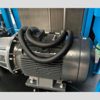 Compresseur d'air industriel à vis à double étage à aimant permanent VFD basse pression, haute efficacité, moteur lubrifié, refroidi par air, pour usine
