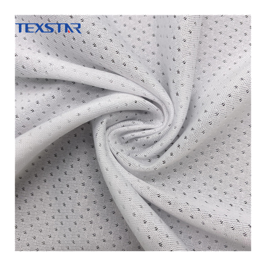 Яркая 100 Полиэстеровая жаккардовая трикотажная сетчатая спортивная ткань с бабочками для подкладки