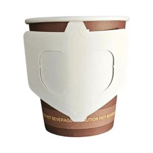 แก้วกาแฟกระดาษสีน้ำตาลแบบใช้แล้วทิ้งขนาด 9 ออนซ์ ขายดีจากโรงงาน พร้อมฝาพลาสติกสำหรับเครื่องดื่มร้อน - Product Image 5