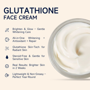 Krim Wajah Pemutih Zhenyan 45g <span class=keywords><strong>Glutathione</strong></span> Antioksidan Melembapkan Perawatan Kulit Wajah <span class=keywords><strong>Glutathione</strong></span> Produk Kosmetik Niacinamide - Product Image 5
