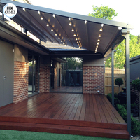 Offre Spéciale Ouvert Et Fermeture Pare-Soleil Motorisé Rétractable En Aluminium Pergola Toit