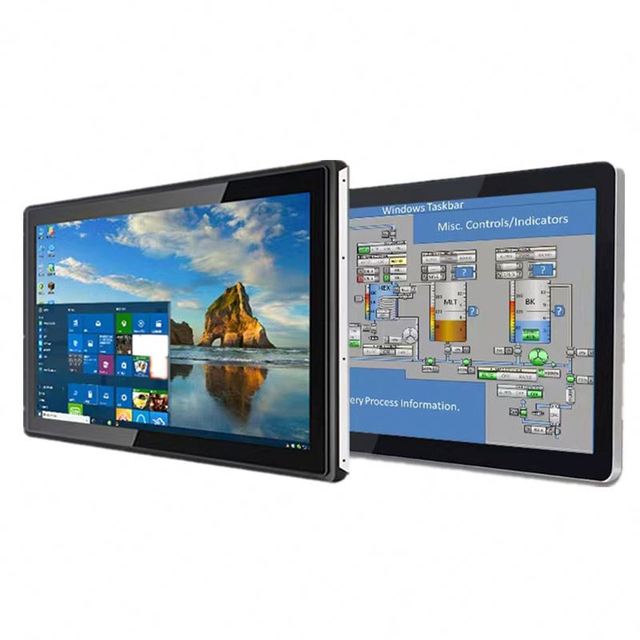 New 17 Inch HX-170-HTC00 USB Capacitive Ten-Point Touch Screen Industrial Monitor TFT LCD 1280x1024 Resolution 250 Nits