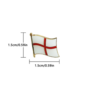 Engelse nationale vlag reversspeldjes kristal epoxy metaal emaille badge verf broche souvenir pak persoonlijkheid herdenkingsgeschenken - Product Image 3