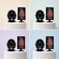 Analyse 3D des problèmes cutanés, simulation du vieillissement, comparaison avant/après, analyse de la crème hydratante pour le visage, analyseur cutané de bureau