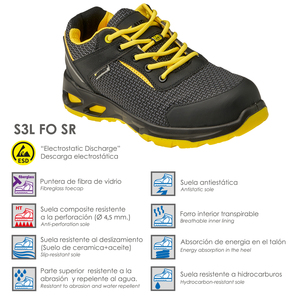 Scarpe Antinfortunistiche Maurer S3L Amerina, Antiscivolo con Suola Composita e Resistenza agli Idrocarburi, Taglia 45 - Product Image 2