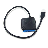 Cable Adaptador de Disco Duro Externo USB 3.0 SATA, Cable Adaptador SATA a USB para SSD/HDD de 2.5 Pulgadas, Compatible con UASP