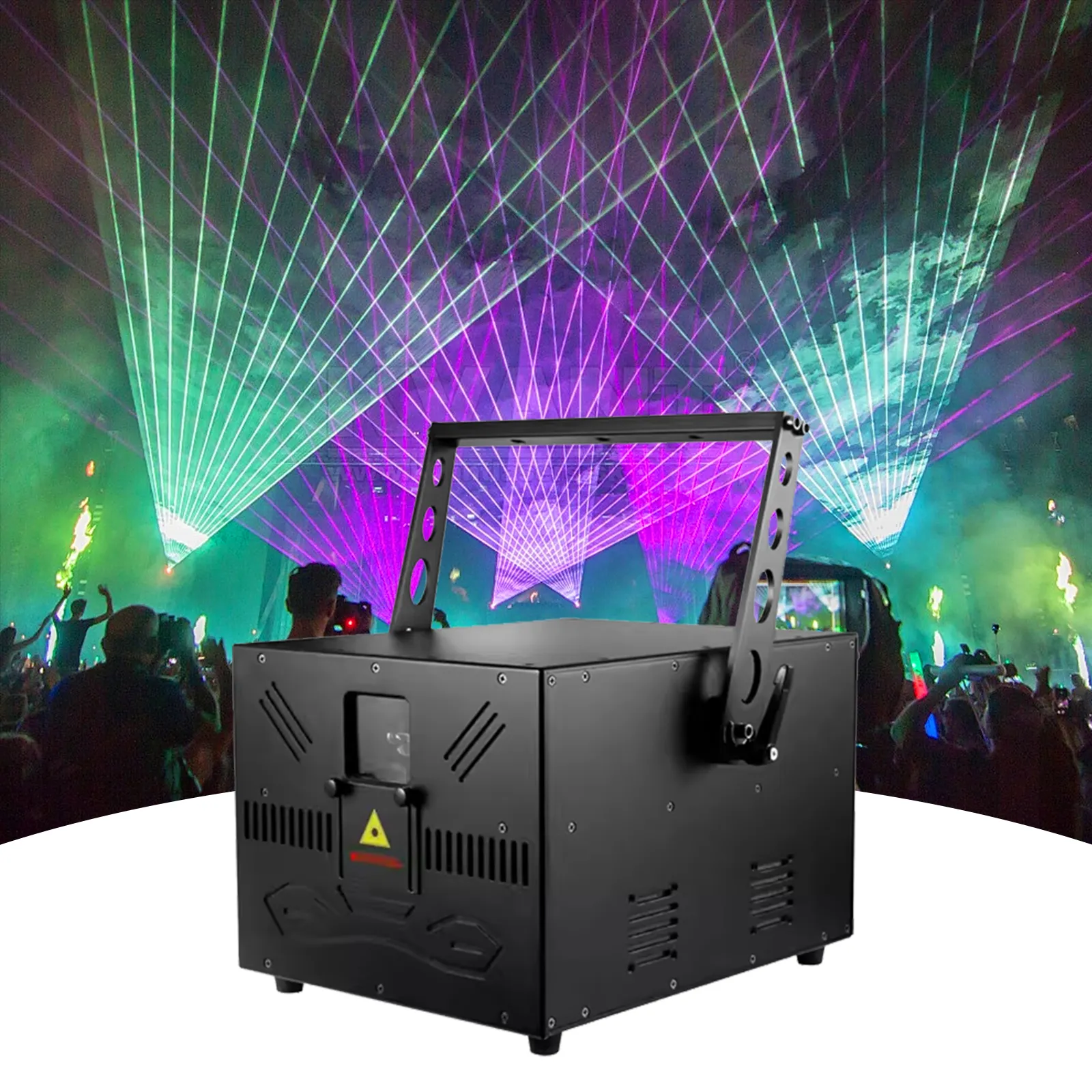 DJ Stage 3-10W RGB DMX controllo Lezer animazione luce Laser per la danza discoteca Bar Nightclub
