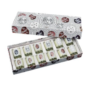 Ensemble de 12 mini bougies parfumées en verre multi-parfums, bougies en cire de soja sans fumée pour la décoration de table et les cadeaux - Product Image 6