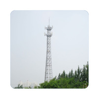 Torre de Telecomunicaciones para Radio FM y Antena de TV, Torre de Celosía de Acero Galvanizado en Caliente, 20-120m, Velocidad del Viento de 40M/S, Vida Útil de 35 Años