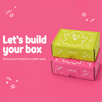 Boîte pliante personnalisée avec logo pour biscuits, idéale pour les coffrets de biscuits gourmands, paniers de collations et boîtes d'abonnement alimentaire