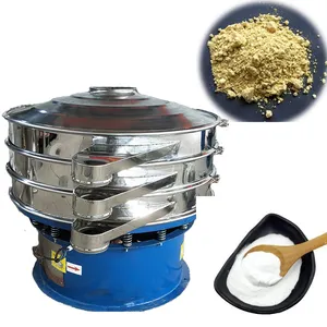soybean coffee bean soy milk malt sugar round rotary vibrating sieve screen sieving machine