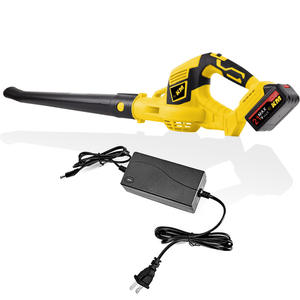 เครื่องเป่าลมไฟฟ้าลิเธียม Km 21V แบตเตอรี่แบบชาร์จได้ สีเหลือง เครื่องเป่าใบไม้ เครื่องเป่าหิมะ อุปกรณ์ทำสวน - Product Image 5