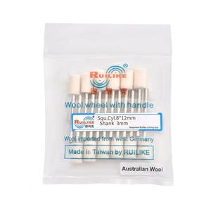 Kit de polissage en laine de forme mixte, laine australienne en vrac pour <span class=keywords><strong>Dremel</strong></span>, abrasif industriel rotatif, vente en gros - Product Image 6